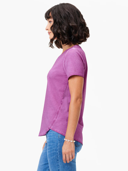 NZT Short Sleeve Shirt Tail Crew Tee