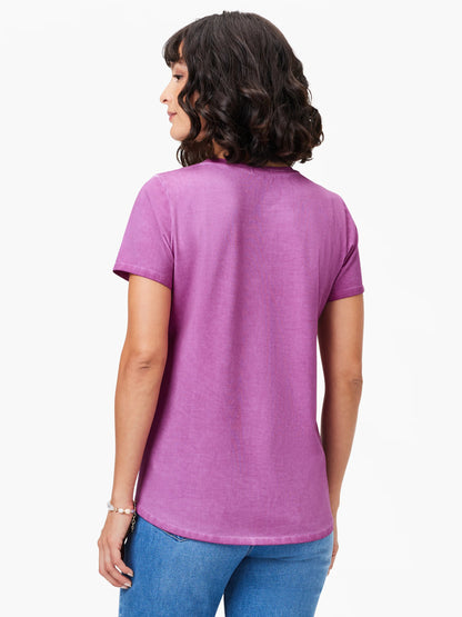 NZT Short Sleeve Shirt Tail Crew Tee