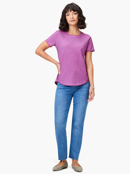 NZT Short Sleeve Shirt Tail Crew Tee