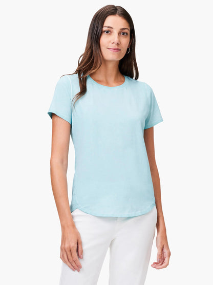 NZT Short Sleeve Shirt Tail Crew Tee