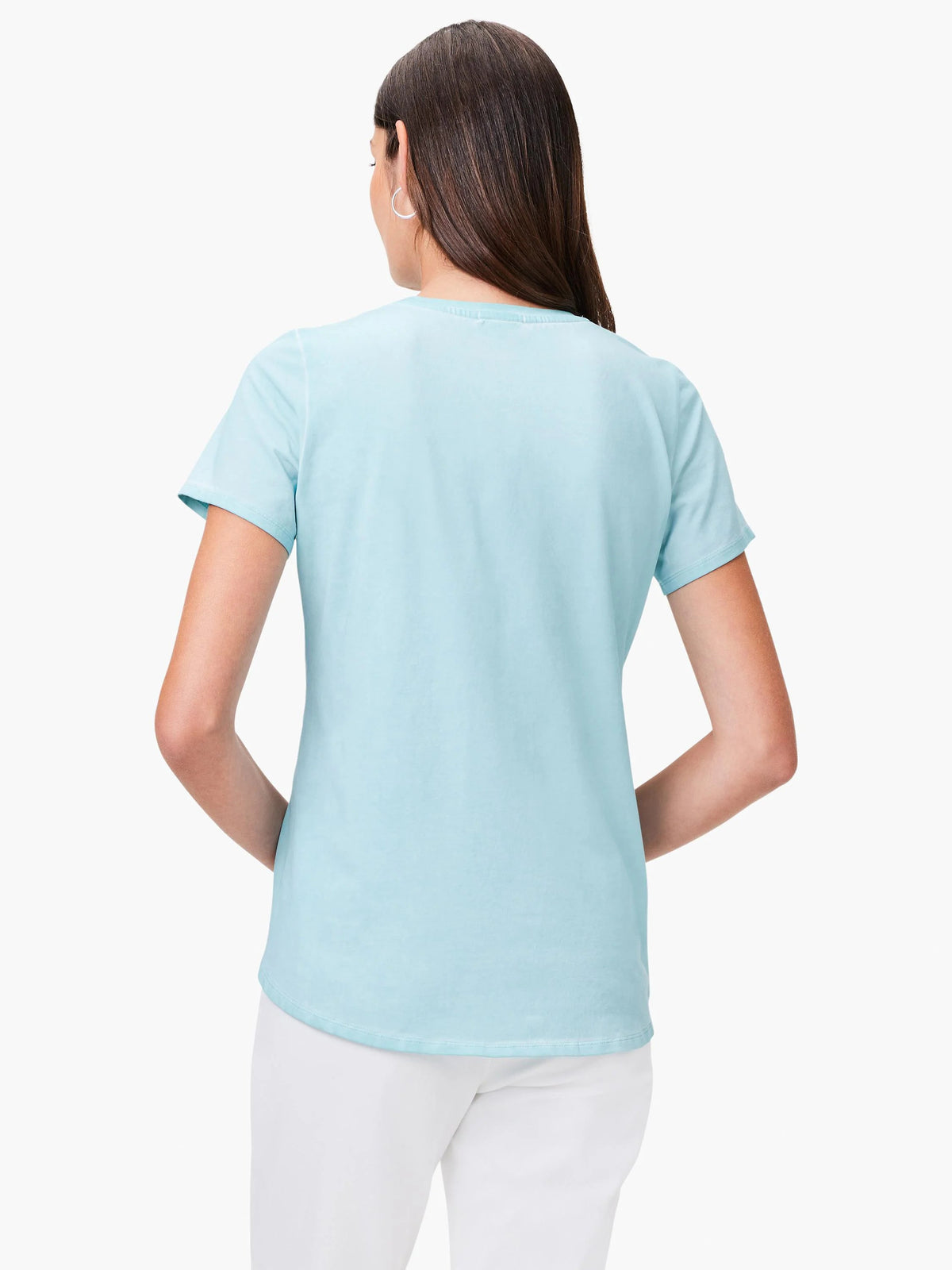 NZT Short Sleeve Shirt Tail Crew Tee
