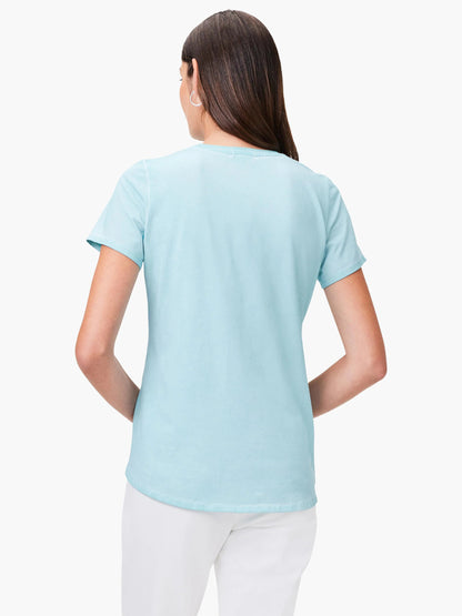 NZT Short Sleeve Shirt Tail Crew Tee