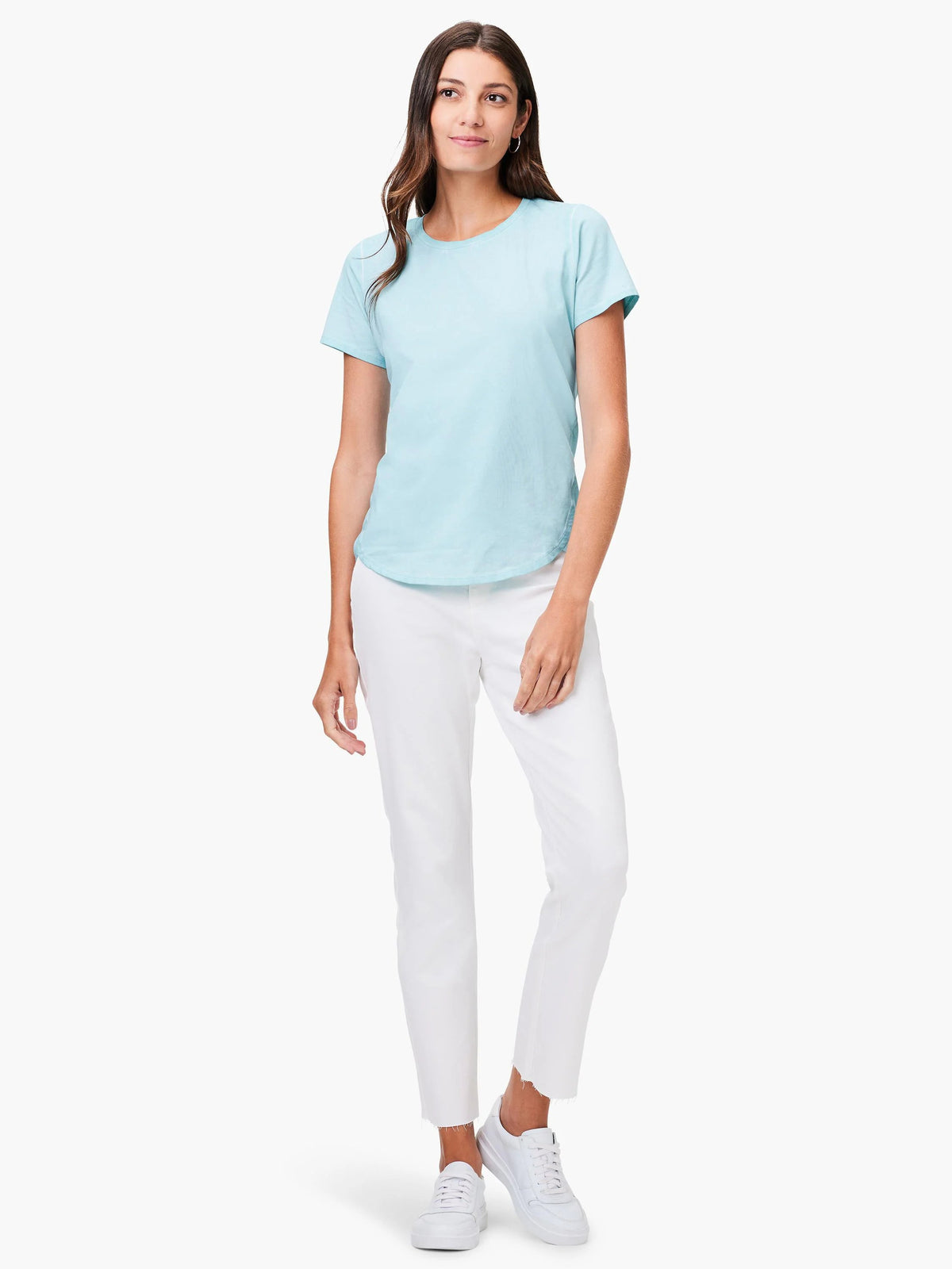 NZT Short Sleeve Shirt Tail Crew Tee