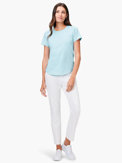 NZT Short Sleeve Shirt Tail Crew Tee
