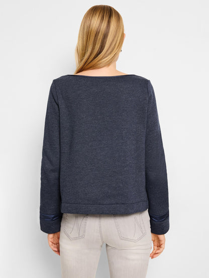 NZT Lounge Around Ribbon Trim Top
