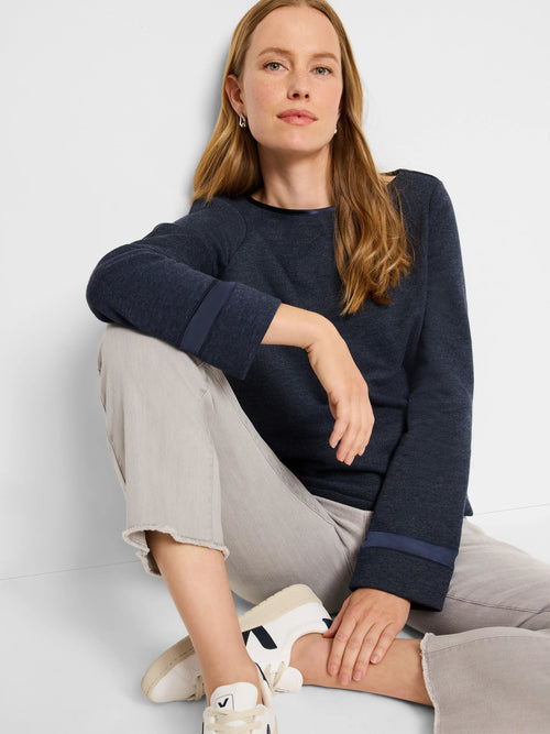 NZT Lounge Around Ribbon Trim Top