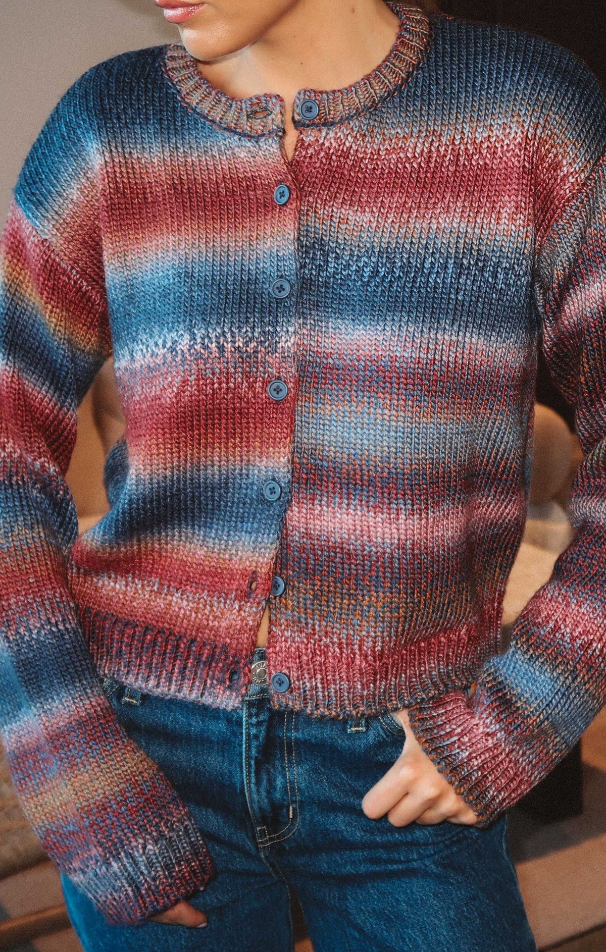 Throw on Cardigan ~ Opal Knit