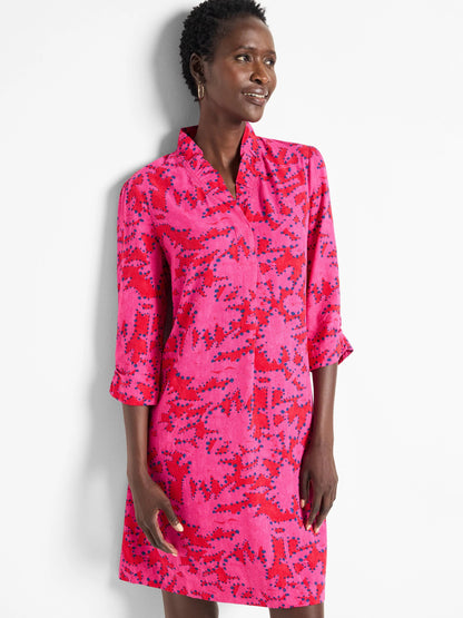 Clashy Petals Ruffled Up Dress