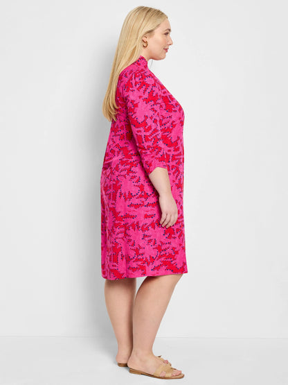 Clashy Petals Ruffled Up Dress