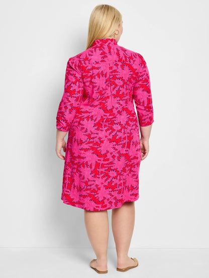 Clashy Petals Ruffled Up Dress