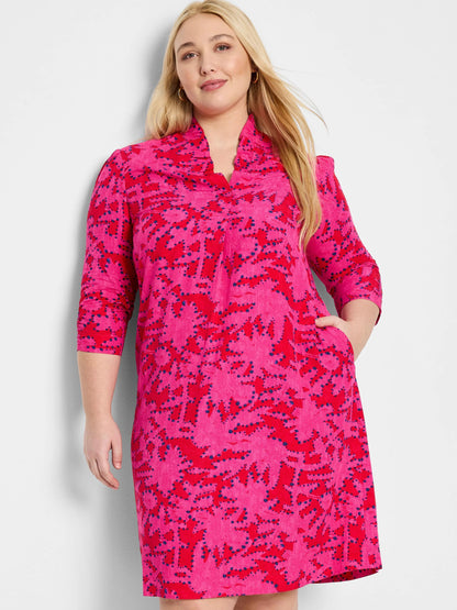 Clashy Petals Ruffled Up Dress