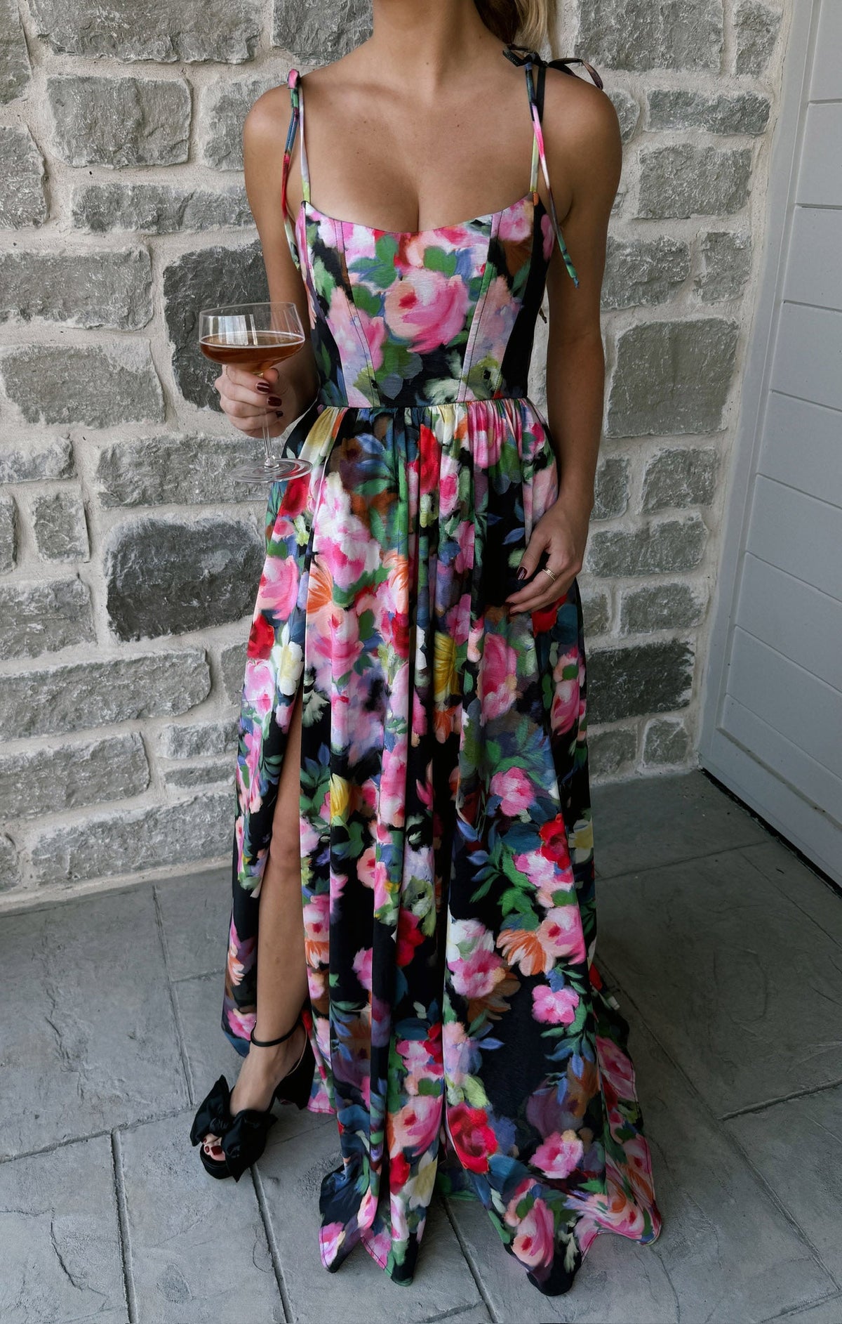 Juliet Maxi Dress ~ Moonlit Garden Gala Taffeta
