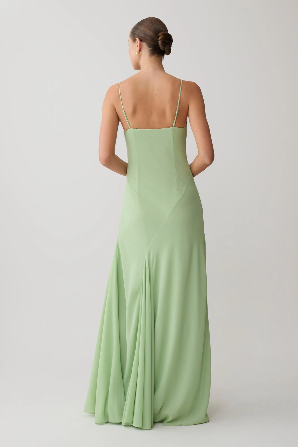 Aurelia Chiffon Maxi Dress Sage