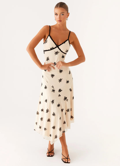 Amelia Midi Dress Nude