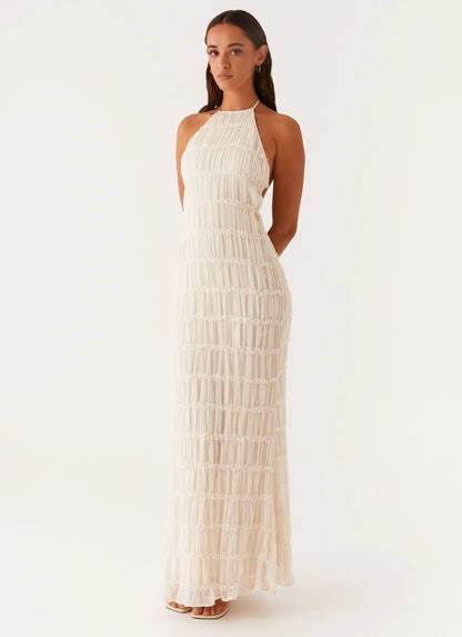 Aullie Maxi Dress Ivory