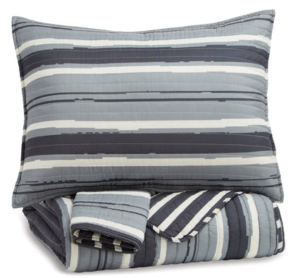 Ashley Merlin 3-Piece Full Coverlet Set