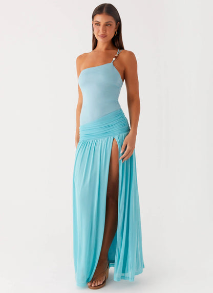 Aurelia Maxi Dress Aqua