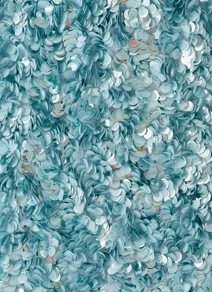 Alayna Sequin Top Aqua