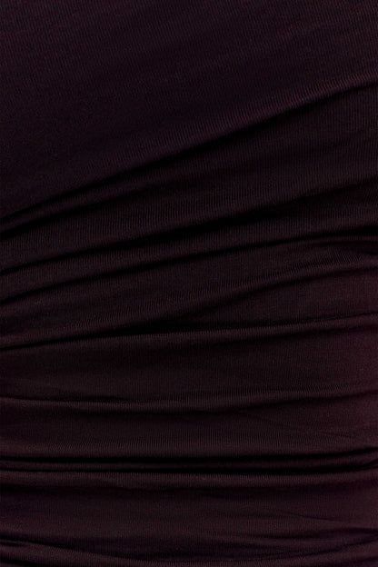 Anna One Shoulder Modal Top Cacao Brown