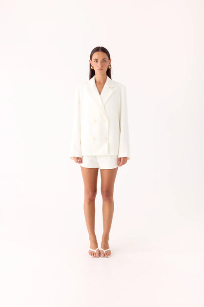 Asher Suiting Blazer - White
