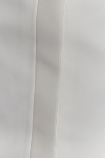 Carina Peplum Cotton Shirt Dress White