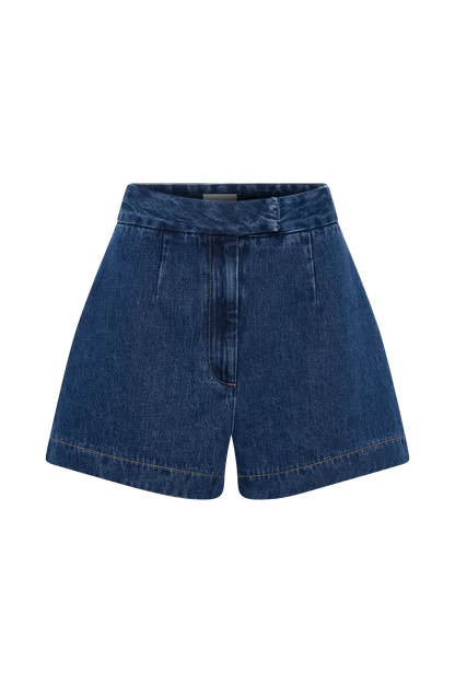 Abel Denim Shorts Dark Blue