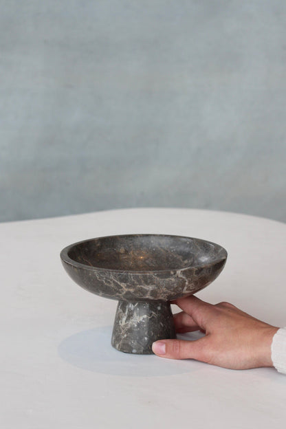 Bowl | Marble Pedestal WABE