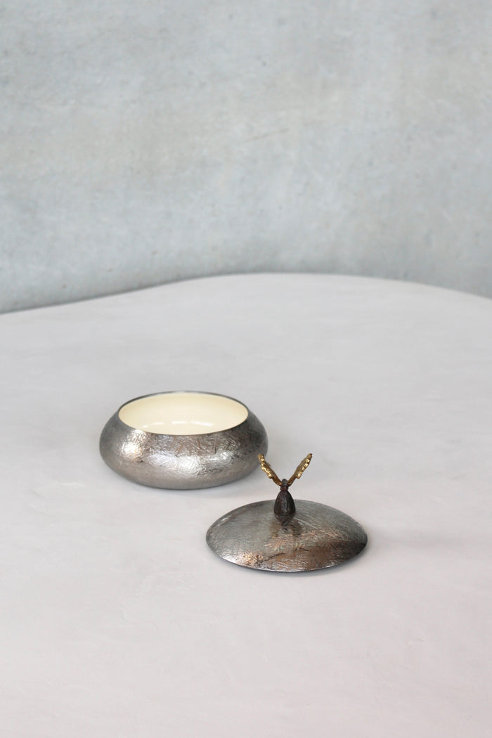Butterfly Ginkgo Round Trinket Box | Michael Aram Michael Aram