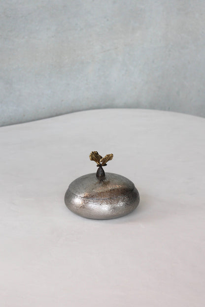 Butterfly Ginkgo Round Trinket Box | Michael Aram Michael Aram