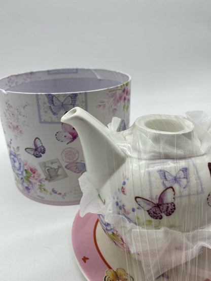 BUTTERFLY TEA POT