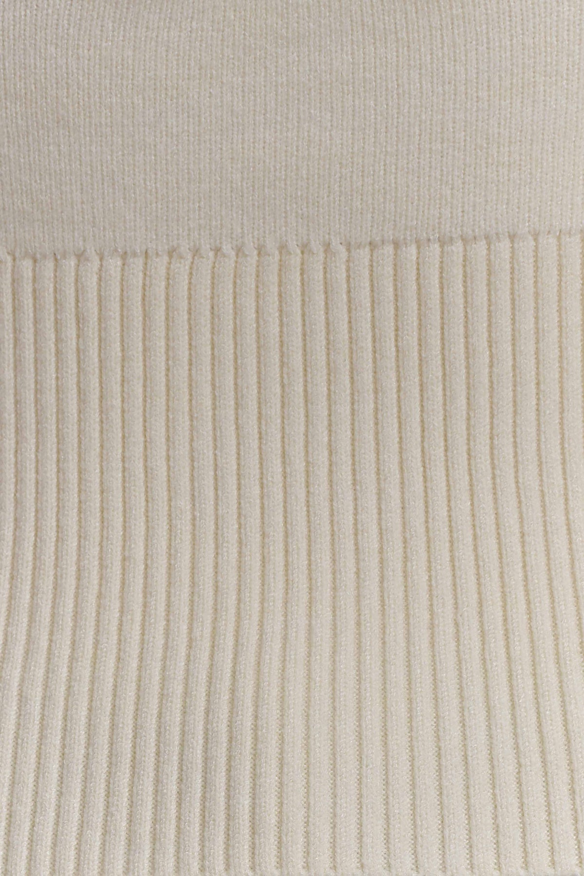 Carley Off Shoulder Knit Top Ivory