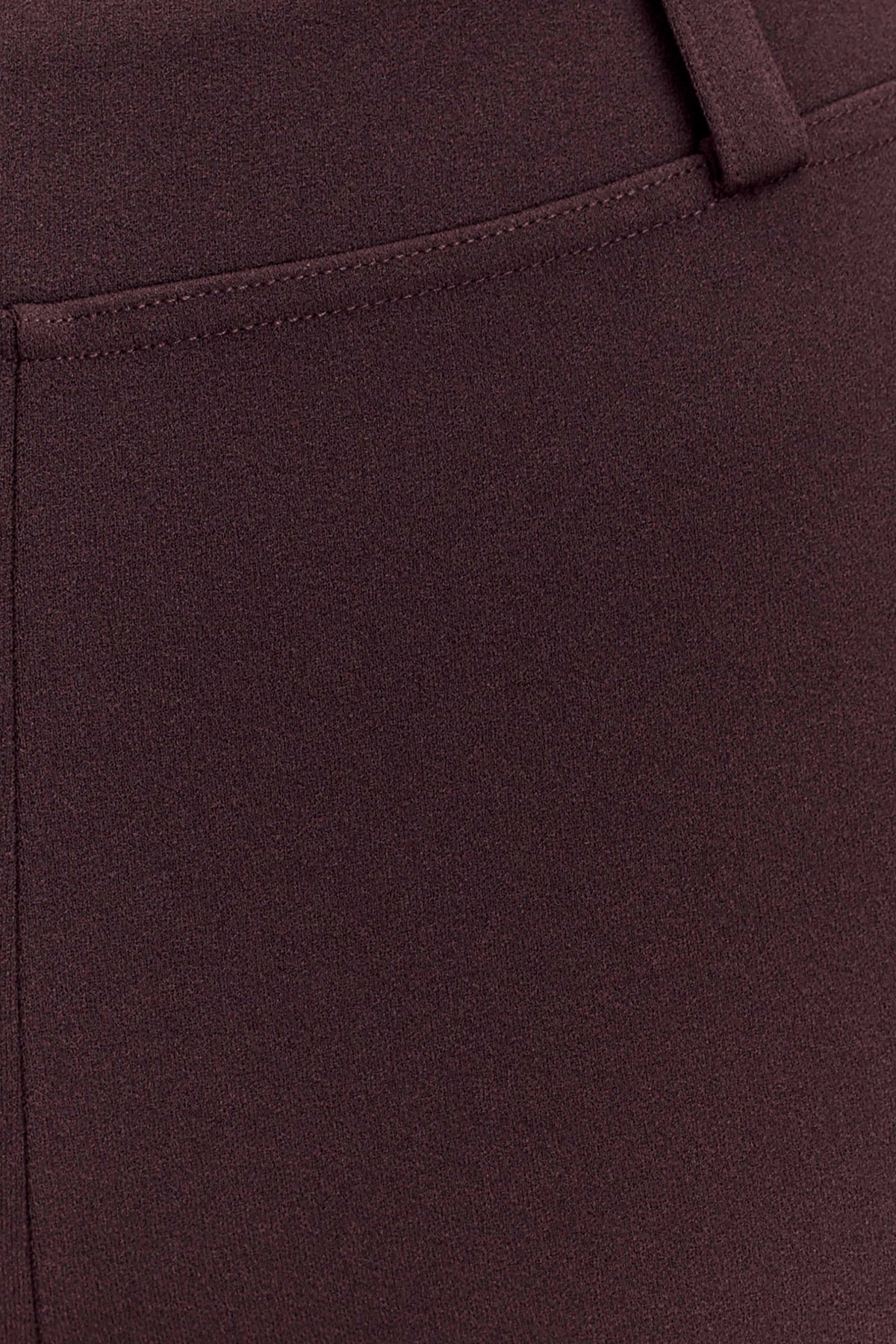 Blanca Stretch Crepe Capri Pants Chocolate