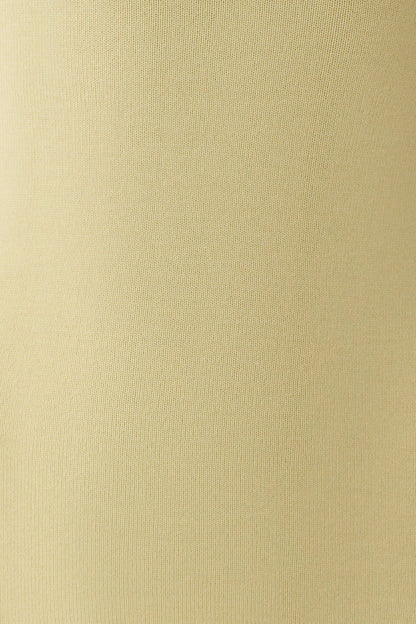 Amilee Scarf Knit Mini Dress Lemon