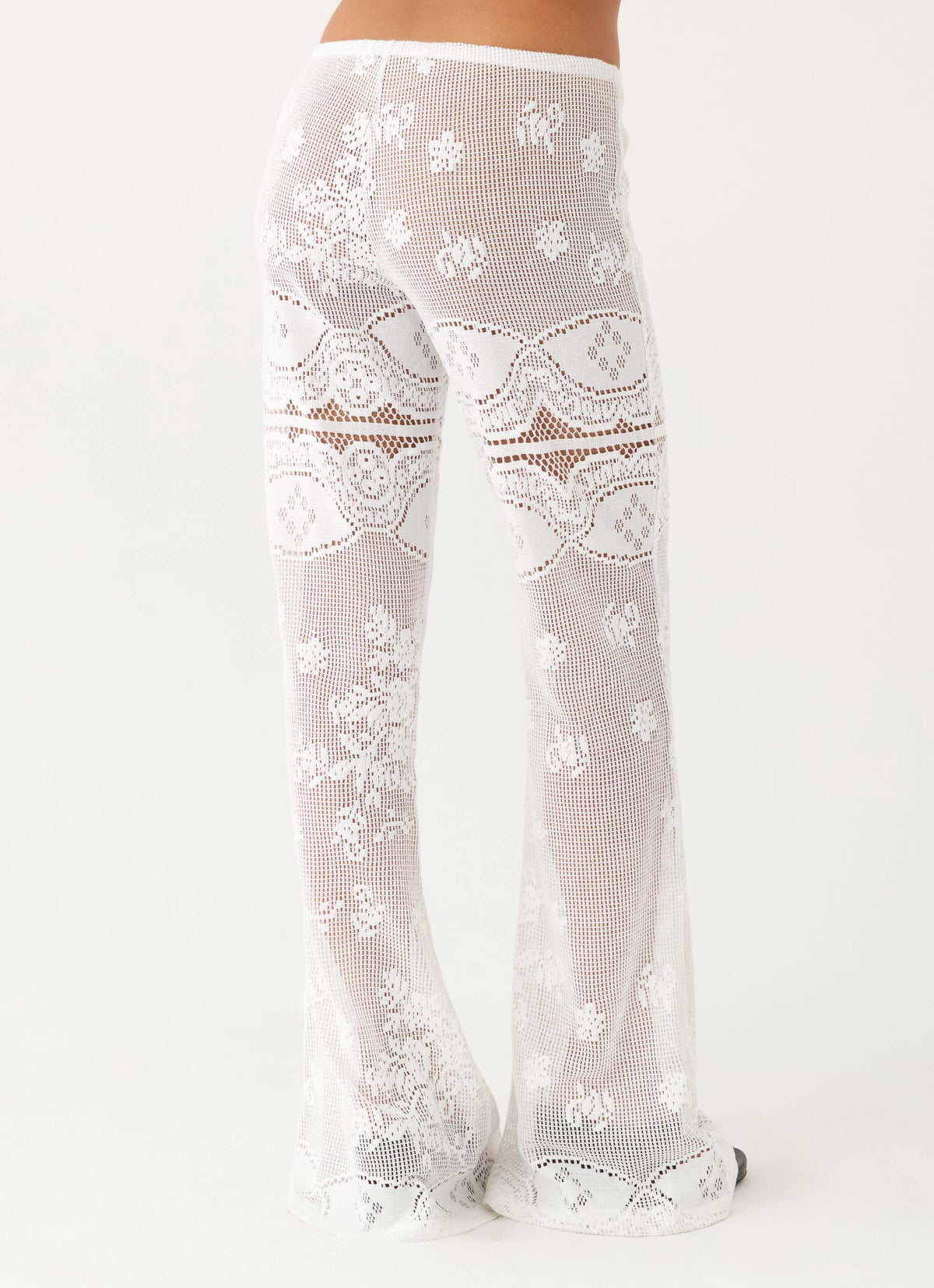 Bosten Low Rise Pants White