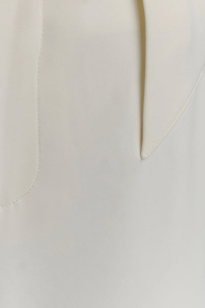 Arlo Wide Leg Suiting Trouser Ivory
