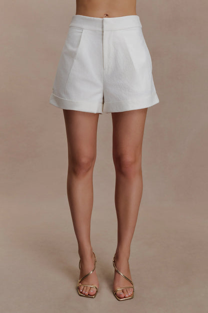 Aldea Cotton Shorts White