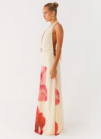 Belivia Maxi Dress Yellow Bloom