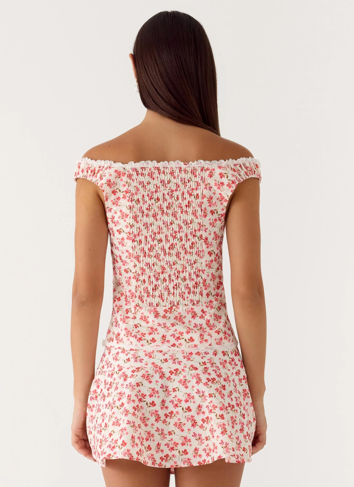 Anja Mini Skirt - Porcelain Rose
