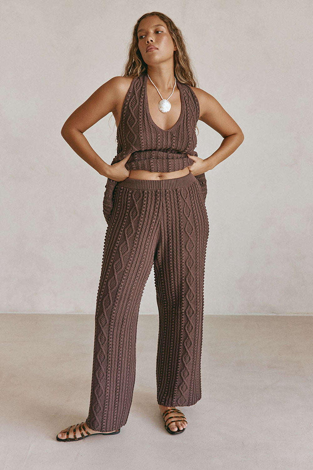 Azari Pants - Brown
