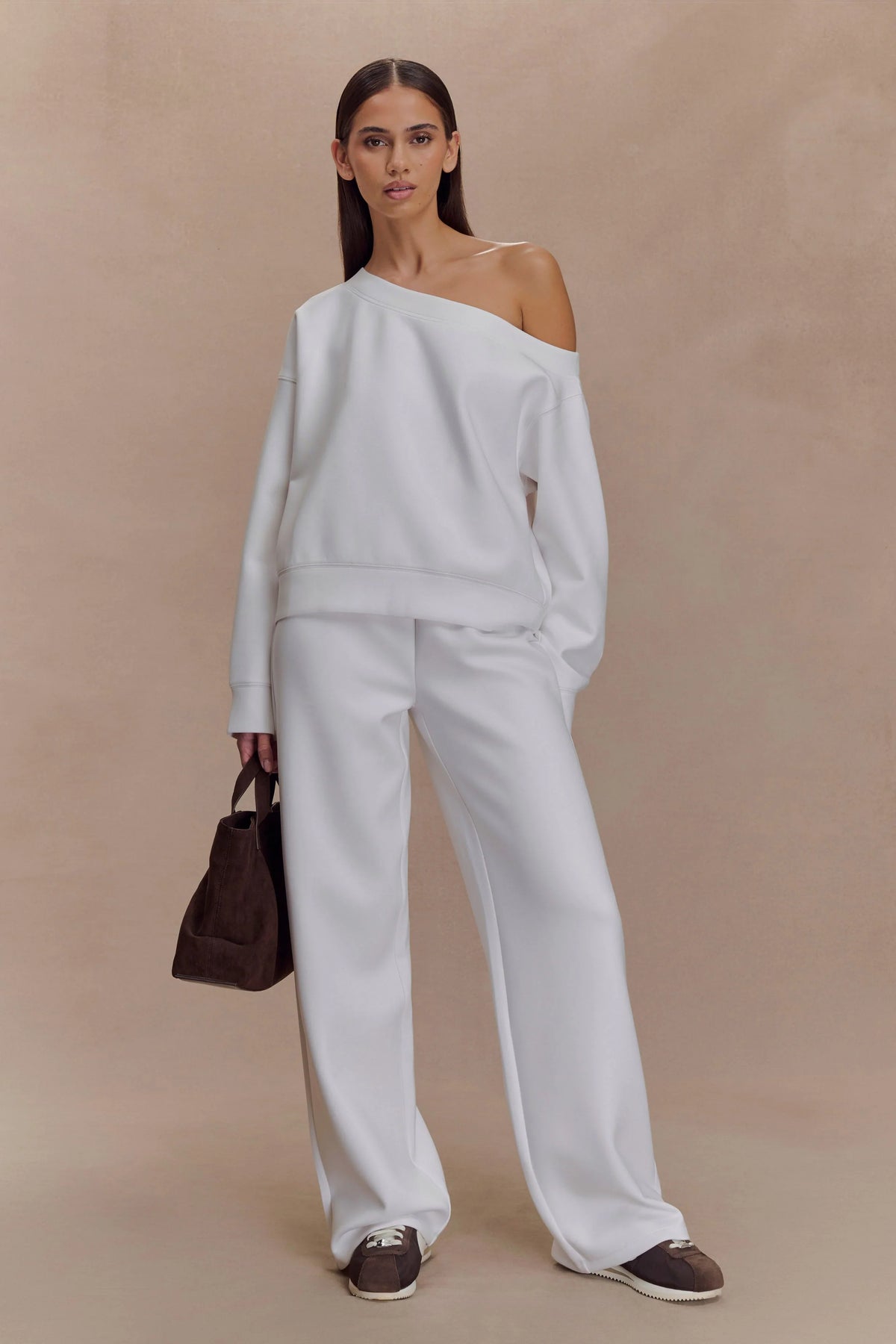 August Straight Leg Jogger Ivory