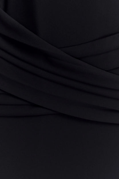 Analia Chiffon Maxi Dress Black