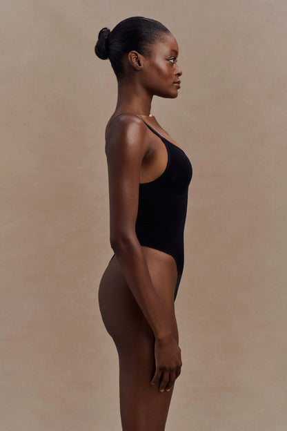 Alyssa Backless Shapewear Bodysuit Black