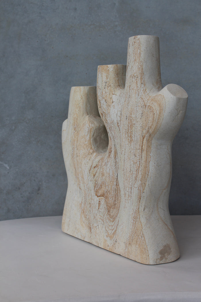 Candle Holder | Woodstone Coral Cita Mulya