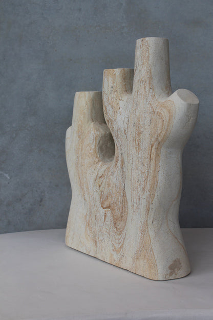 Candle Holder | Woodstone Coral Cita Mulya