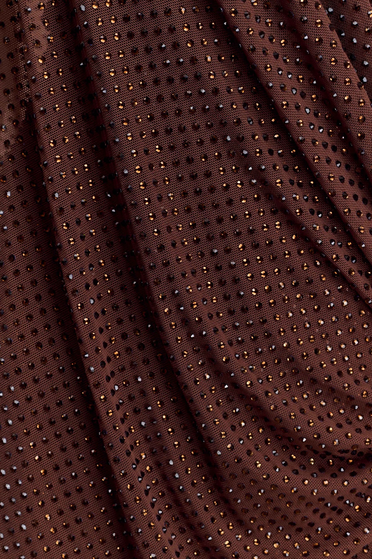 Bakari Diamante Cape Maxi Dress Chocolate