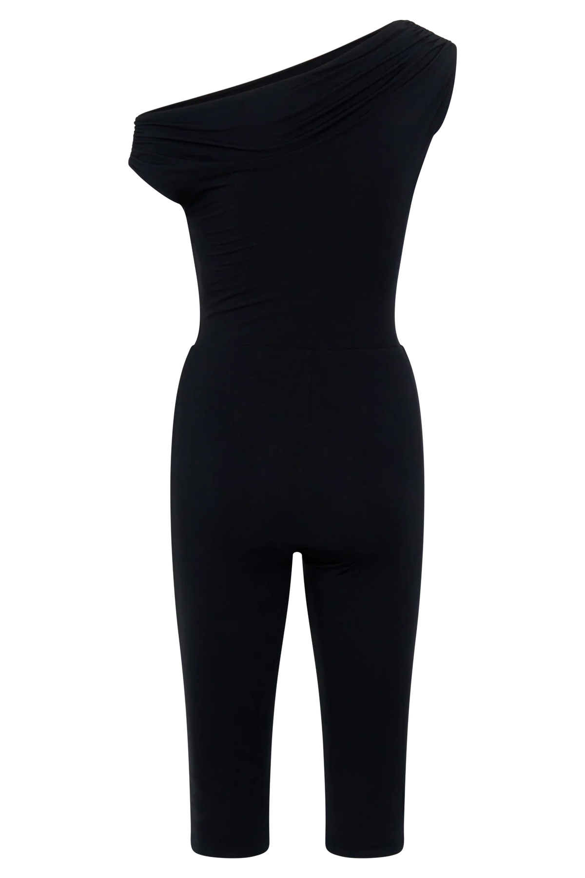 Anh One Shoulder Modal Jumpsuit Black