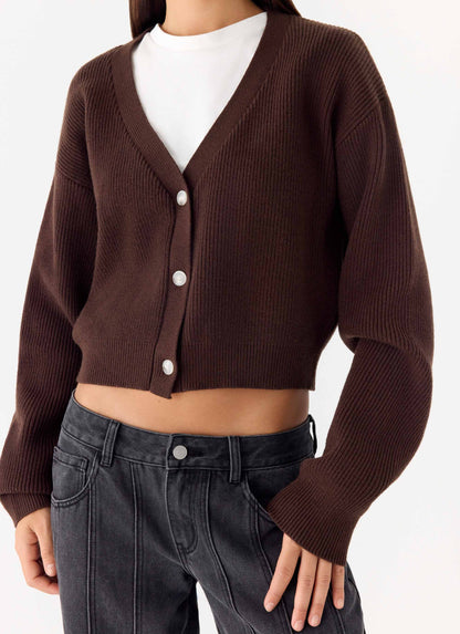 Ashby Knit Sweater Chocolate