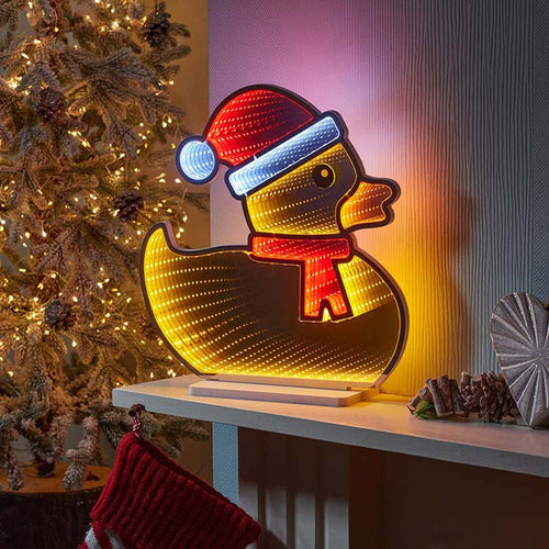 Christmas Duck Double Sided Infinity Light 35cm