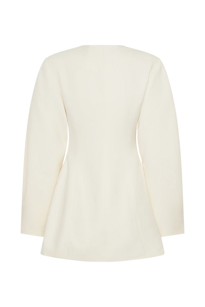 Beatrice Blazer Mini Dress Ivory