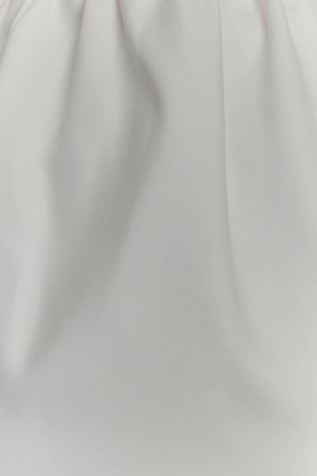 Ariana Pleated Neck Mini Dress Ivory